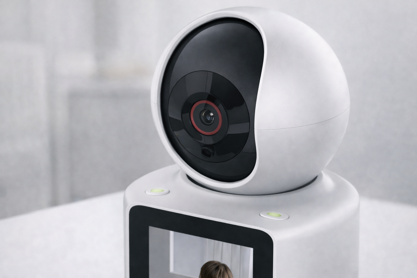 Monitor Inteligente con Cámara y Pantalla Integrada