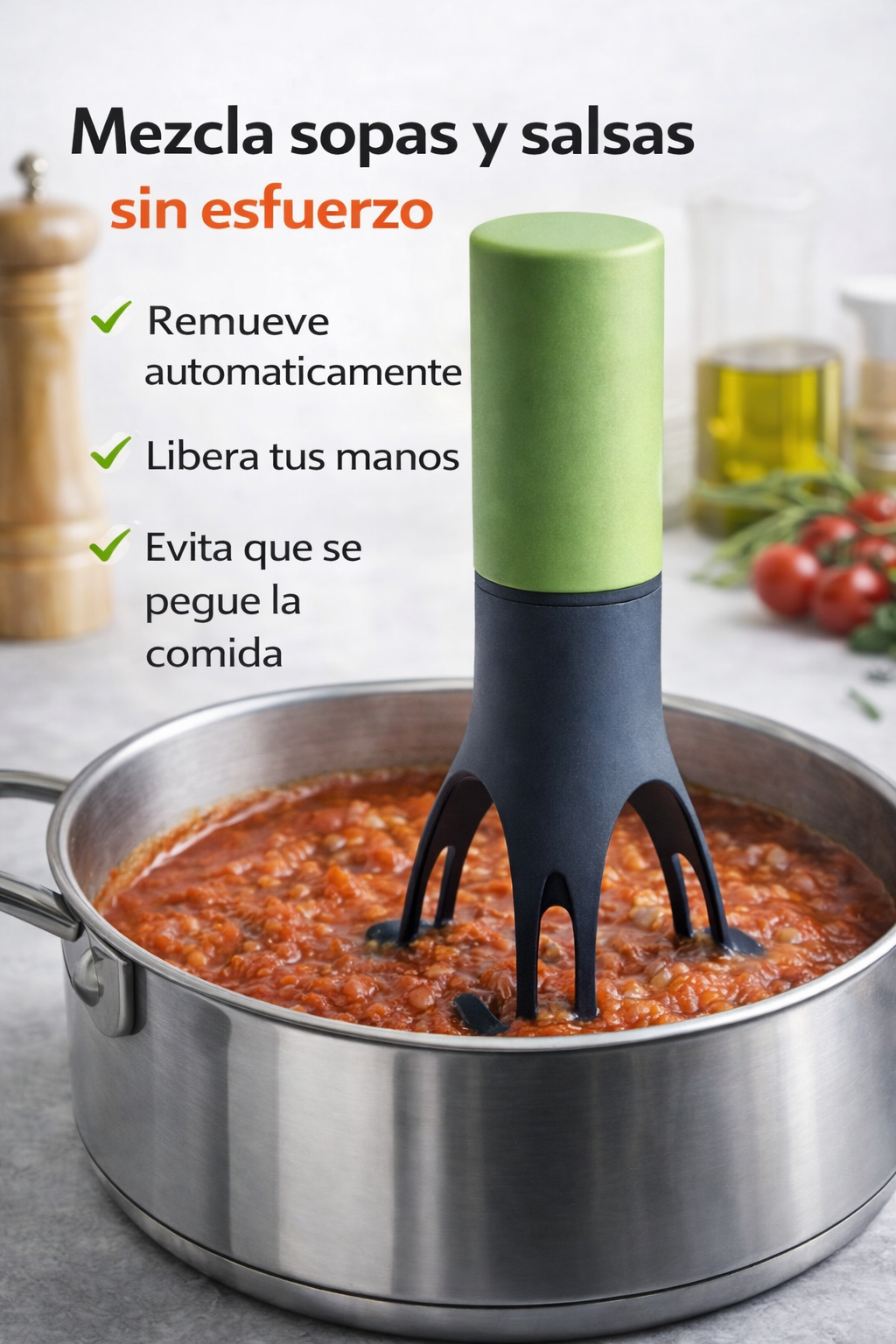 Removedor Automático Manos Libres para Cocinar